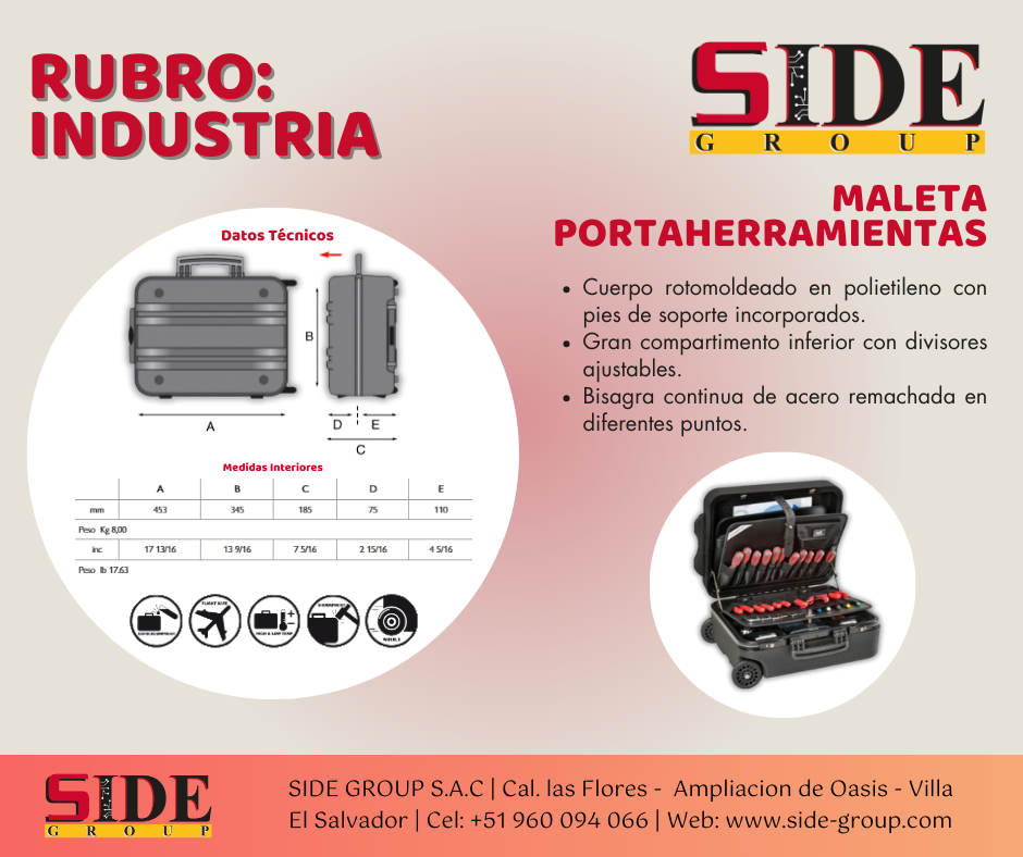 Maleta Porta herramientas