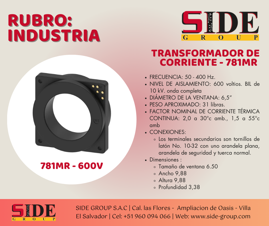 Transformador de corriente